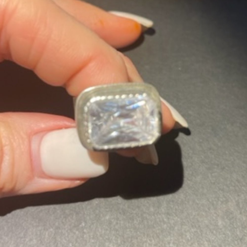 Silpada Designs CZ Sterling Silver RIng